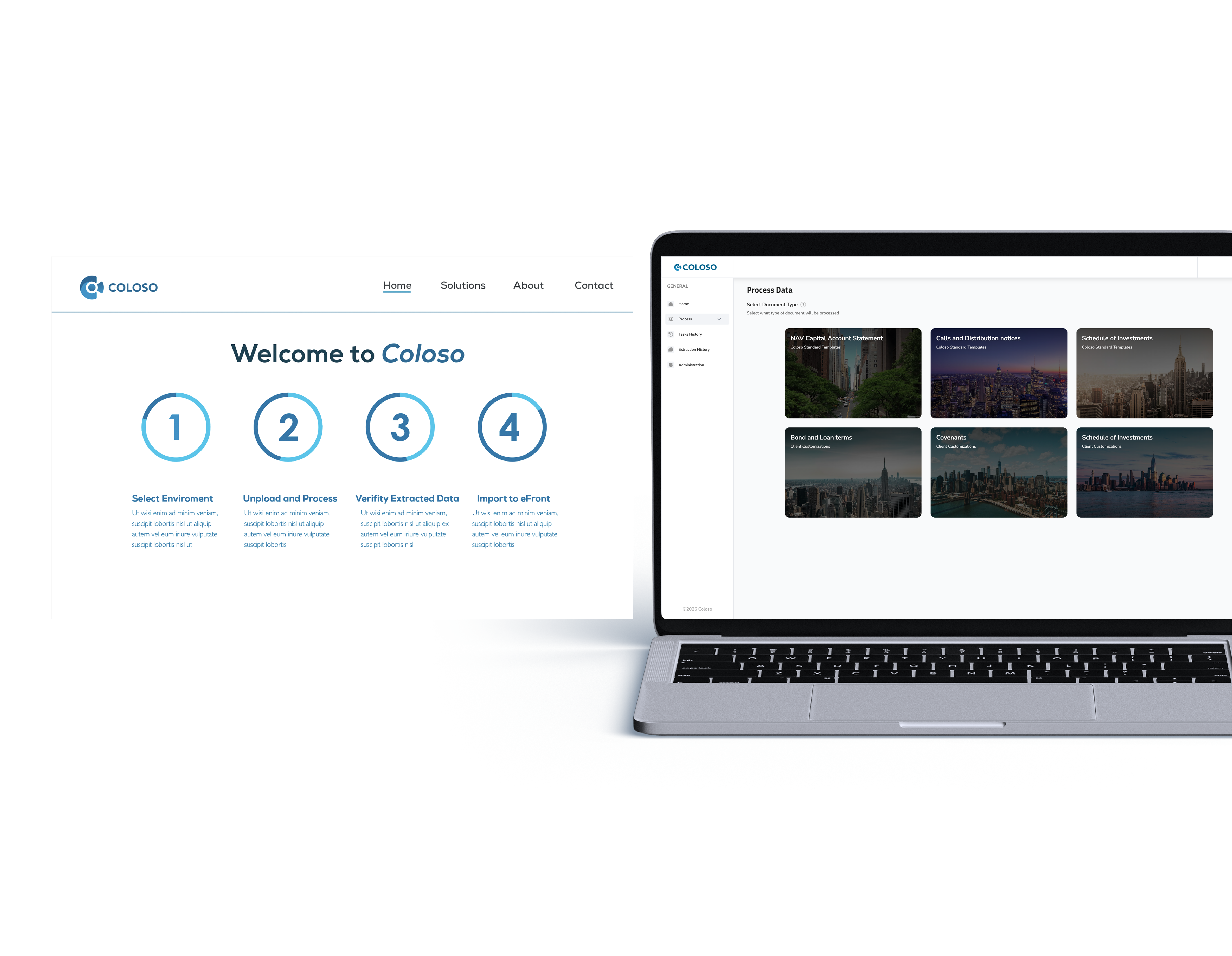 Coloso UI preview